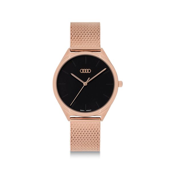 Audi Watch - Womens (Rose Gold / Black)