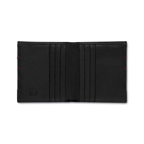 Audi Sport Wallet Leather Small - Mens (Black-Red)