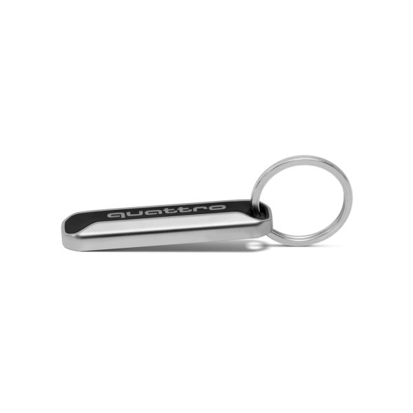 quattro Key Ring (Black / Silver)