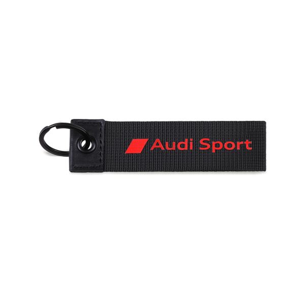 Audi Sport Key Ring (Black / Red)