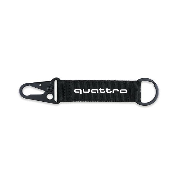 quattro Key Ring (Black / White)