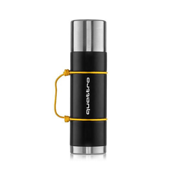 quattro Insulated bottle (Black/Yellow) Hero