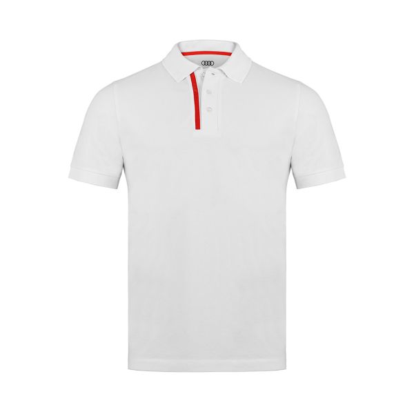 Audi Sport Polo Shirt - Mens (White) Hero