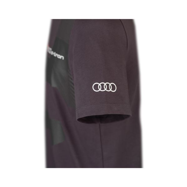 Audi Sport T-Shirt RS Q e-tron - Mens (Grey) Logo Sleeve