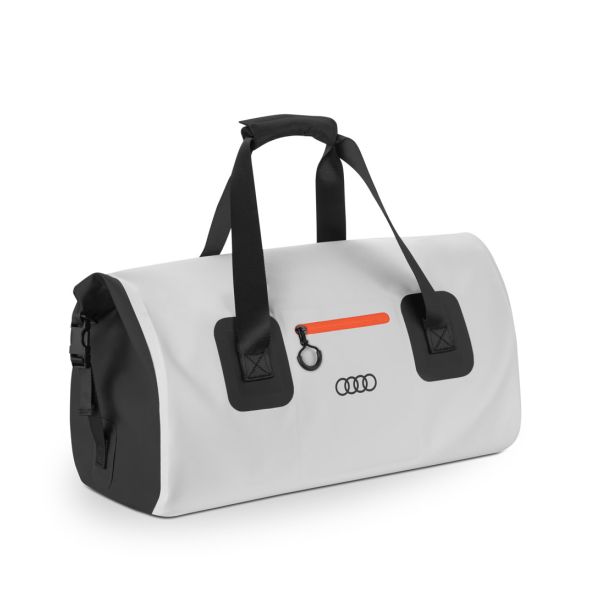 Audi Duffel Bag (Light Grey) Hero