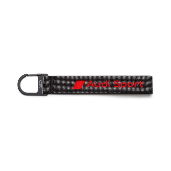 Audi Sport Keyring Loop (Black) Hero