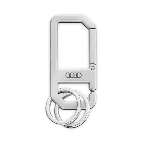 Audi Key Ring Carabiner (Silver)