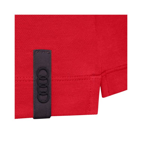 Audi Polo Shirt - Men (Red) Cuff Logo